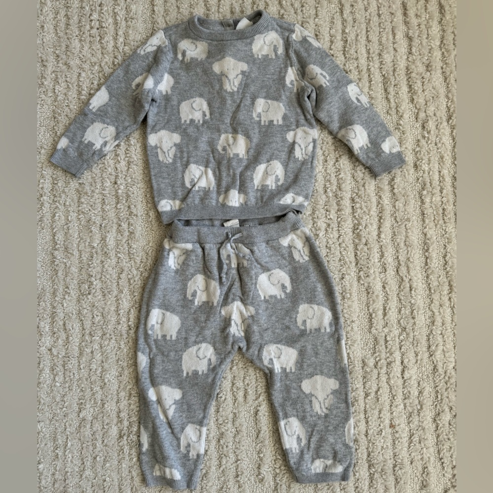 H&M soft knit set